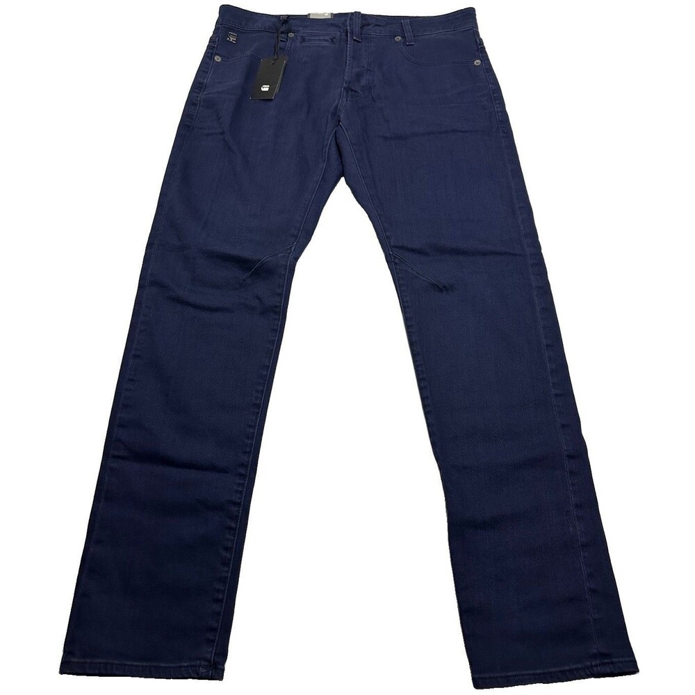 G-Star Raw D-Staq 5-Pocket Slim Jeans Size 33 x 31 Sartho Blue D07301-7985-6067